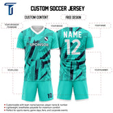Sapphire Trace Custom Team Soccer Jersey Set